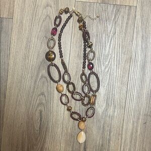 Chico’s Elegant Multi-Color Beaded Necklace